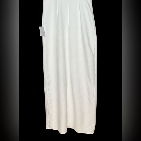 NWT Lulus Your Sweetie White Tie-Strap Column Maxi Dress, Size Small - Picture 10 of 15